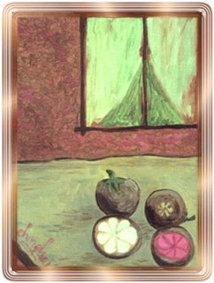 Mangoustans - peinture de Ma&icirc;tre Supr&ecirc;me Ching Hai