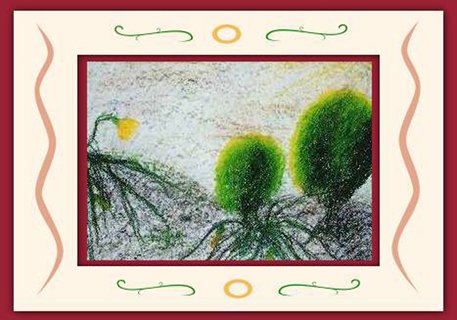 Cactus de Tien Shan  - peinture de Ma&icirc;tre Supr&ecirc;me Ching Hai