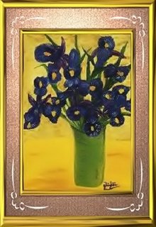 Les fleurs du cœur ne se fl&eacute;trissent pas  - peinture de Ma&icirc;tre Supr&ecirc;me Ching Hai