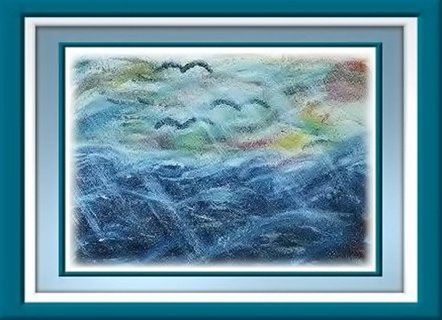 Chant de la mer - peinture de Ma&icirc;tre Supr&ecirc;me Ching Hai